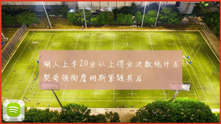 湖人上季20分以上得分次数统计东契奇领衔詹姆斯紧随其后